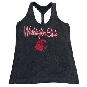Washington State University Women's Charcoal Grey Tank Top Size XL